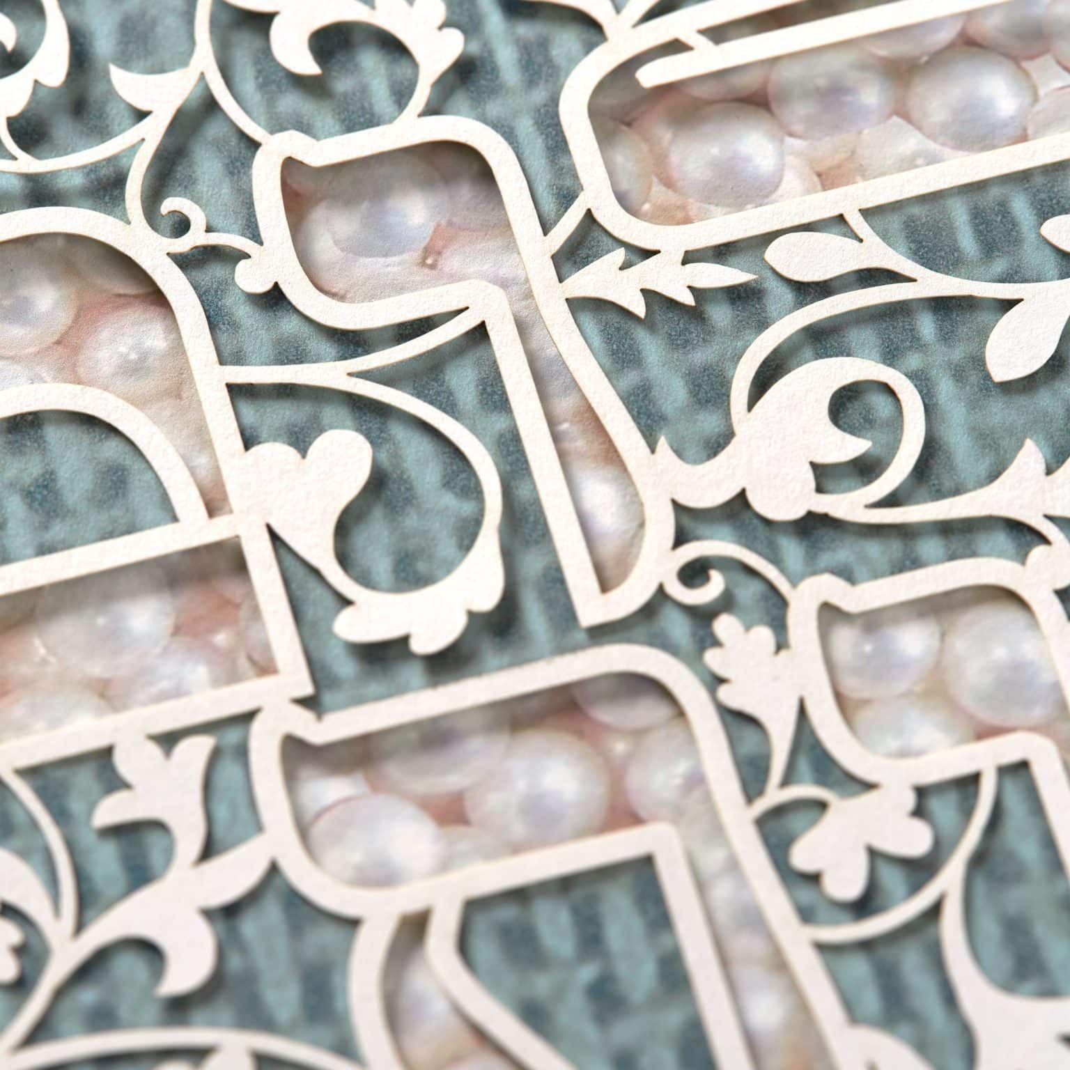 best-enya-keshet-papercuts-big-letter-multi-layer-papercut-lake-blue-ketubah-toronto-1