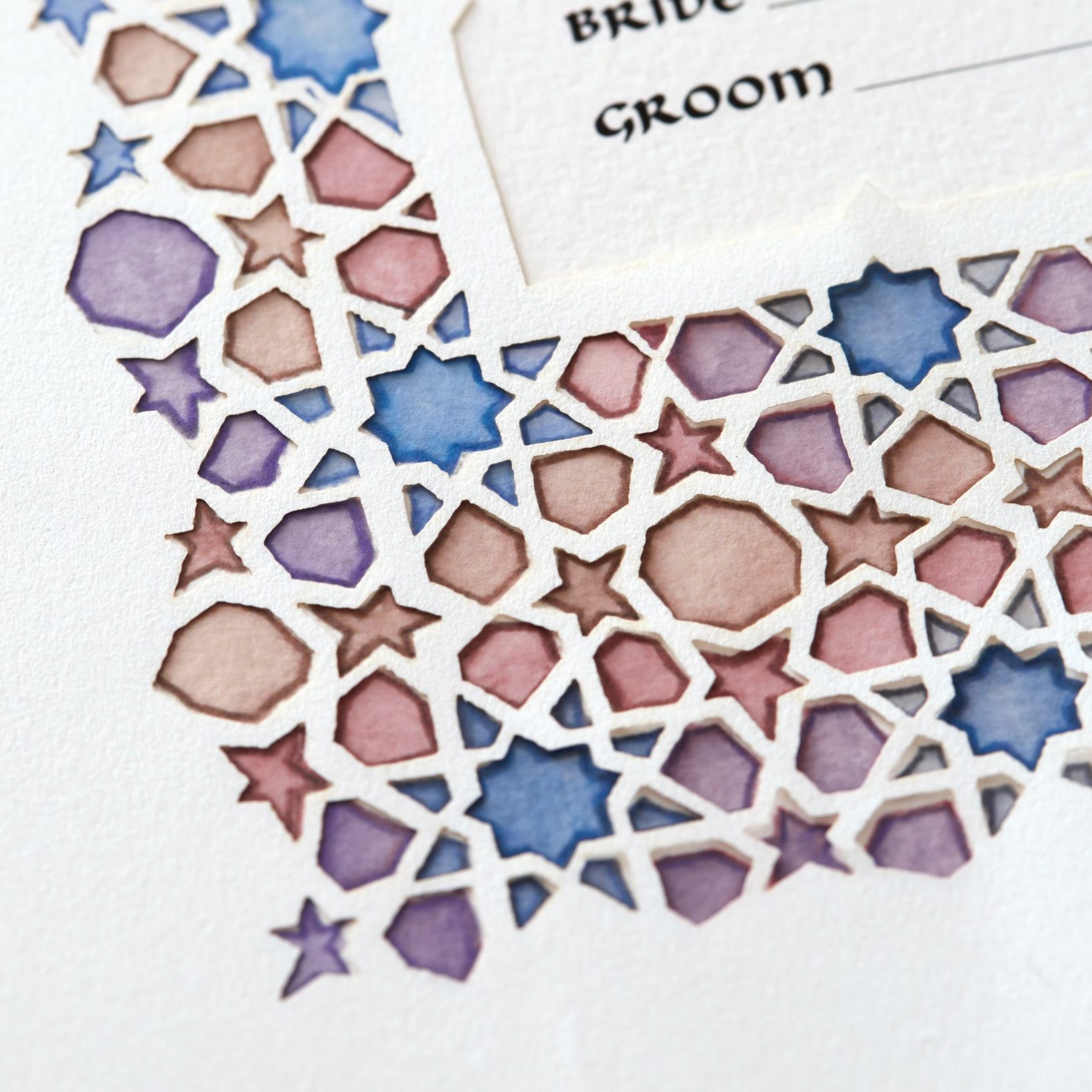 Kaleidoscope Papercut Ketubah Toronto by Ruth Stern Warzecha