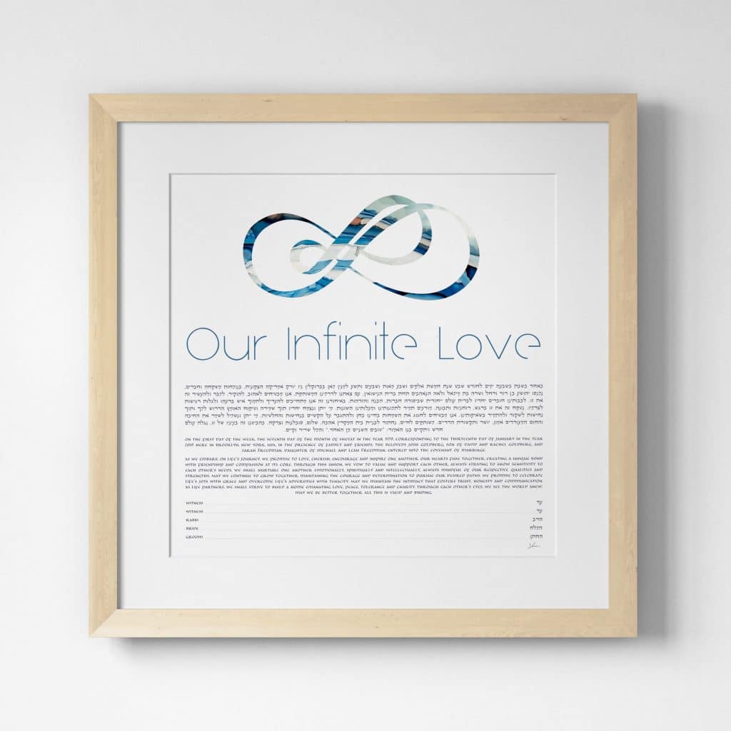 Our Infinite Love Ketubah
