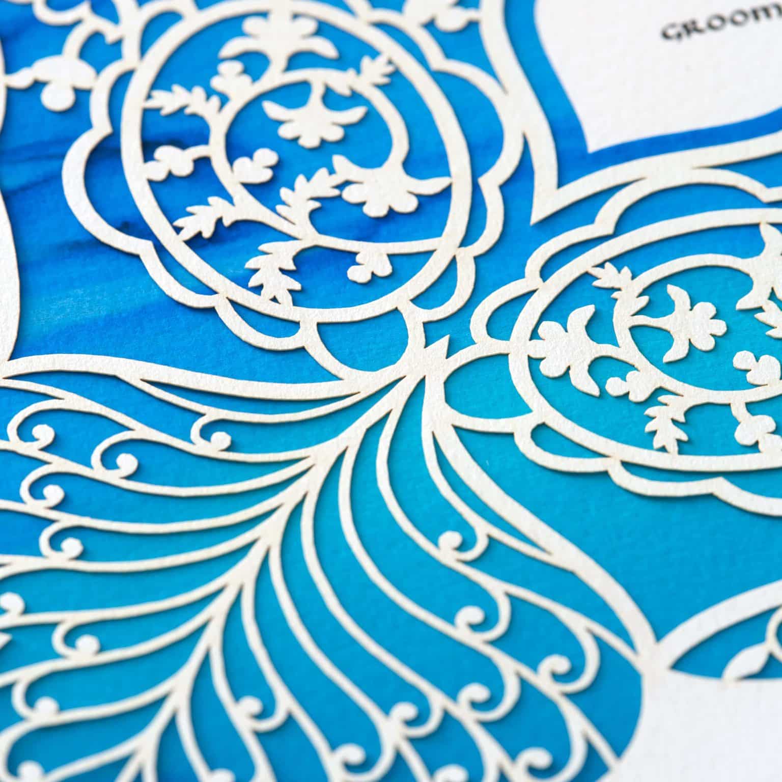 Romantica Papercut Ketubah Jewish Wedding by Enya Keshet