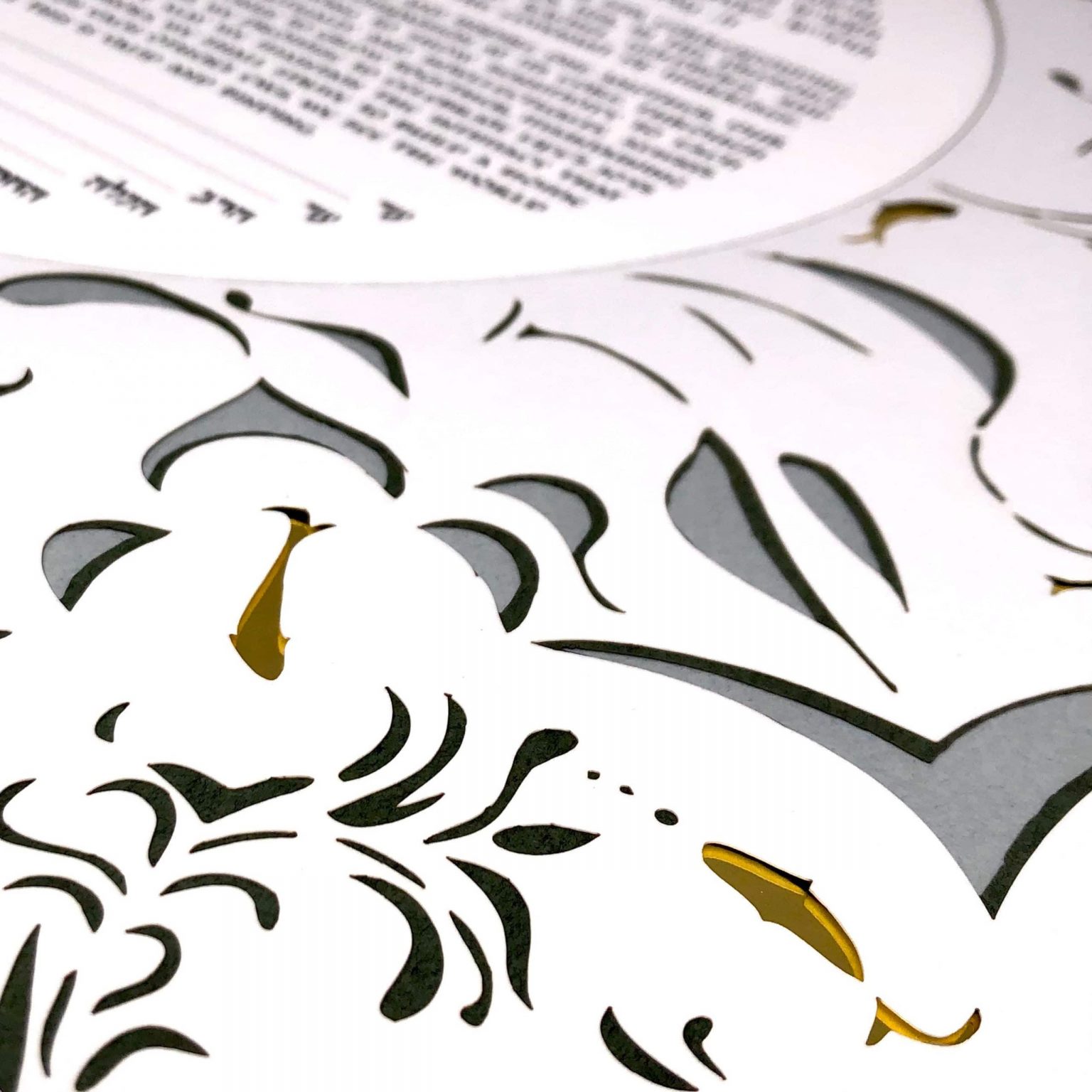 custom-ruth-warzecha-papercuts-koi-pond-multi-layer-papercut-green-ketubah-art-2
