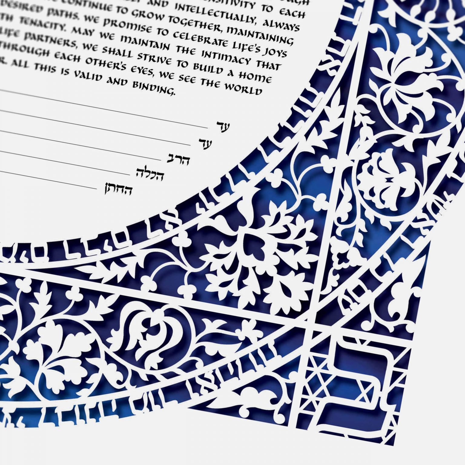handmade-enya-keshet-papercuts-happiness-papercut-blue-ketubah-online-1