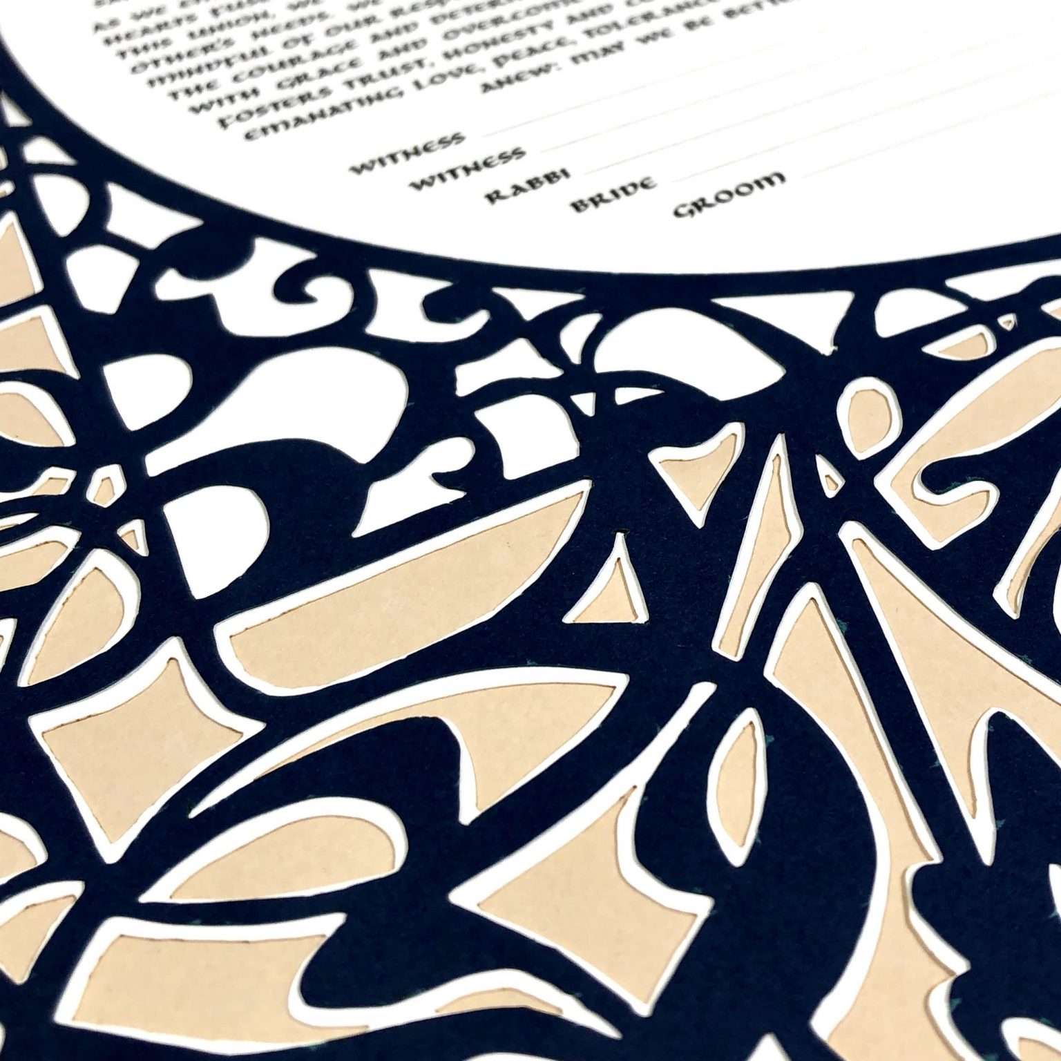 handmade-ruth-warzecha-papercuts-morocco-muilti-layer-papercut-blue-ketubah-online-1