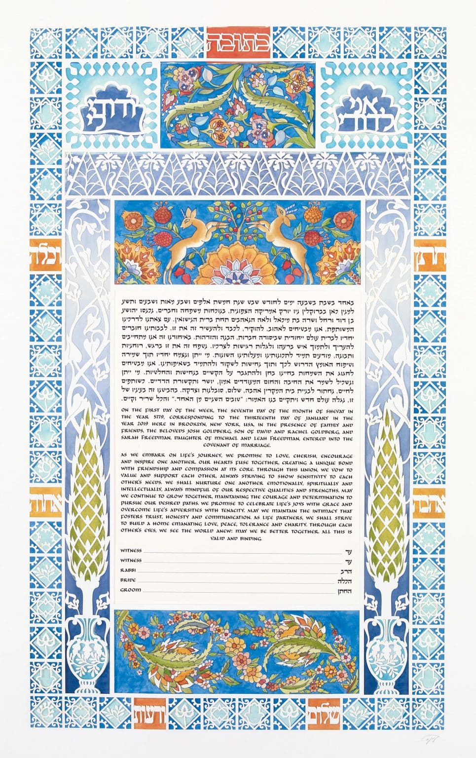 jewish-enya-keshet-papercuts-samarkand-papercut-multi-ketubah-jewish-wedding-1