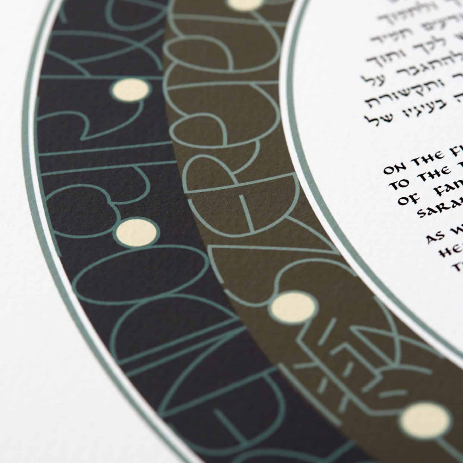 Love Letters Ketubah Art by Robert Saslow