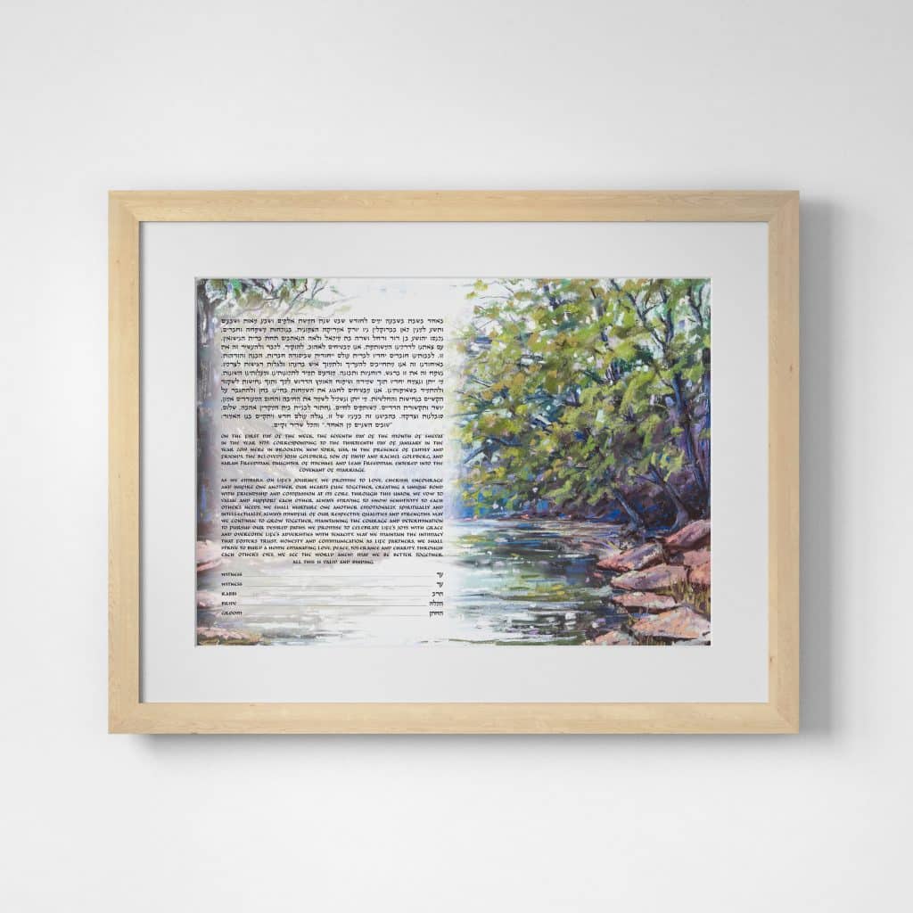 Morning On The River Ketubah