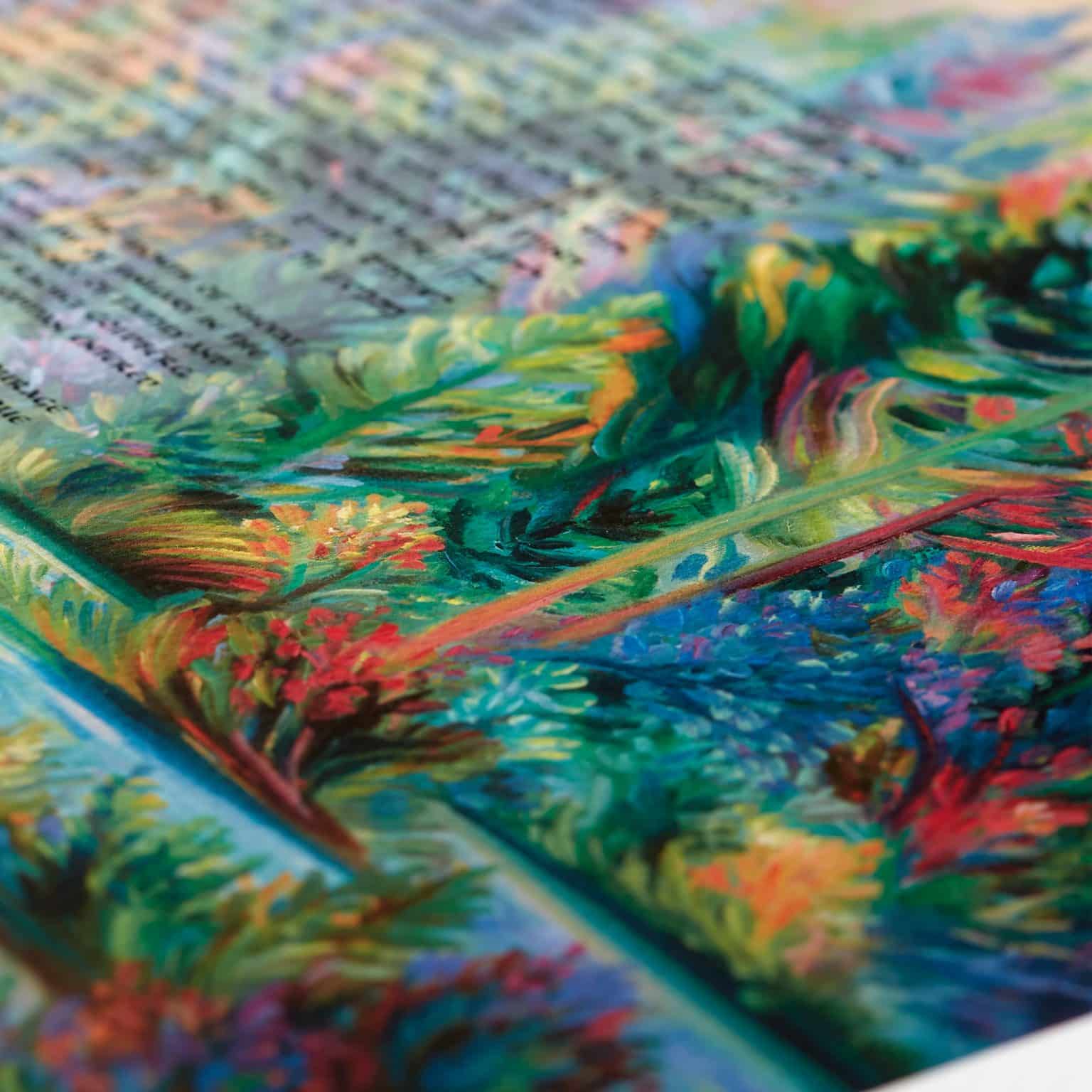 Lake Garden Symphony Ketubah Designs by Linda Frimer