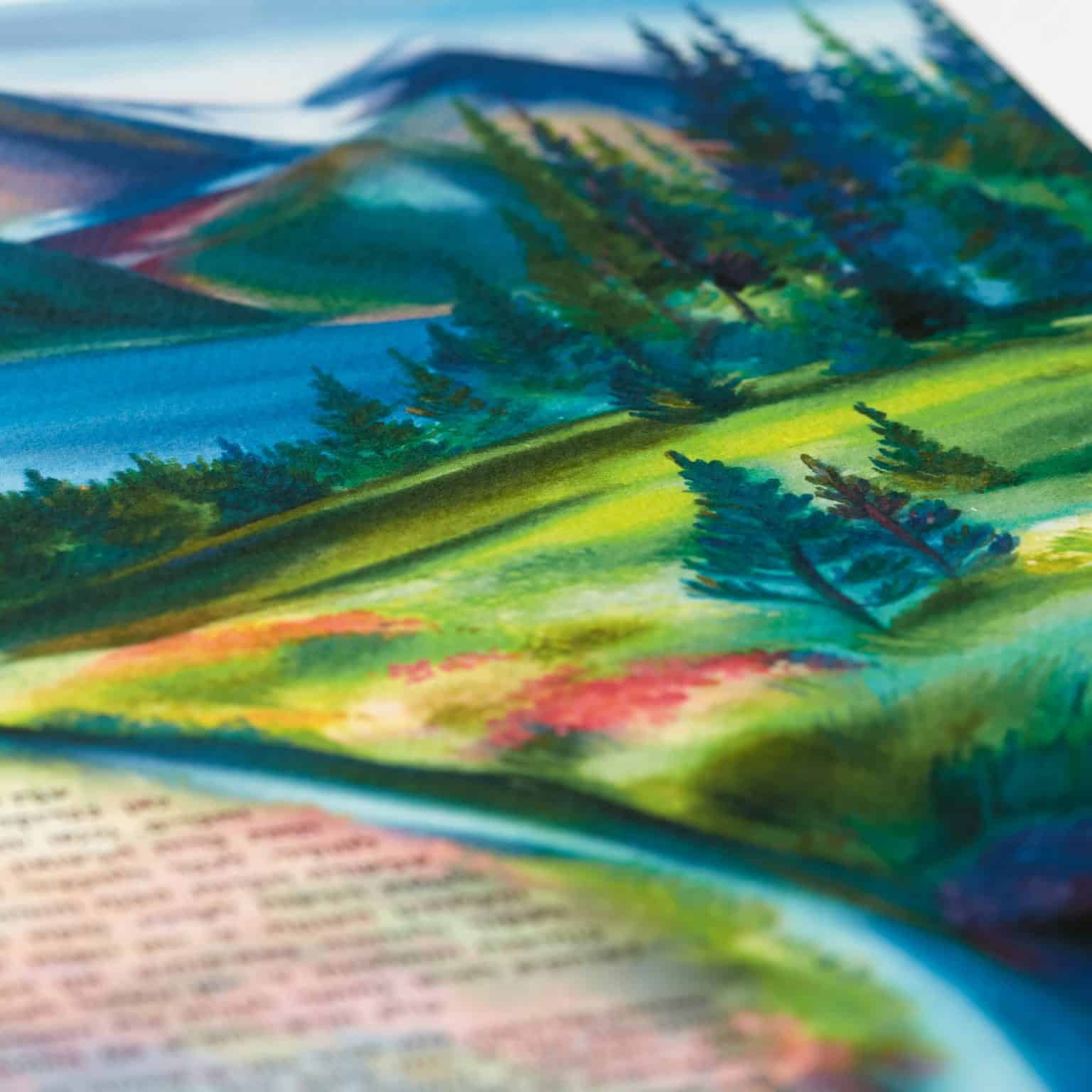 Summit Vista Ketubah Designs by Linda Frimer