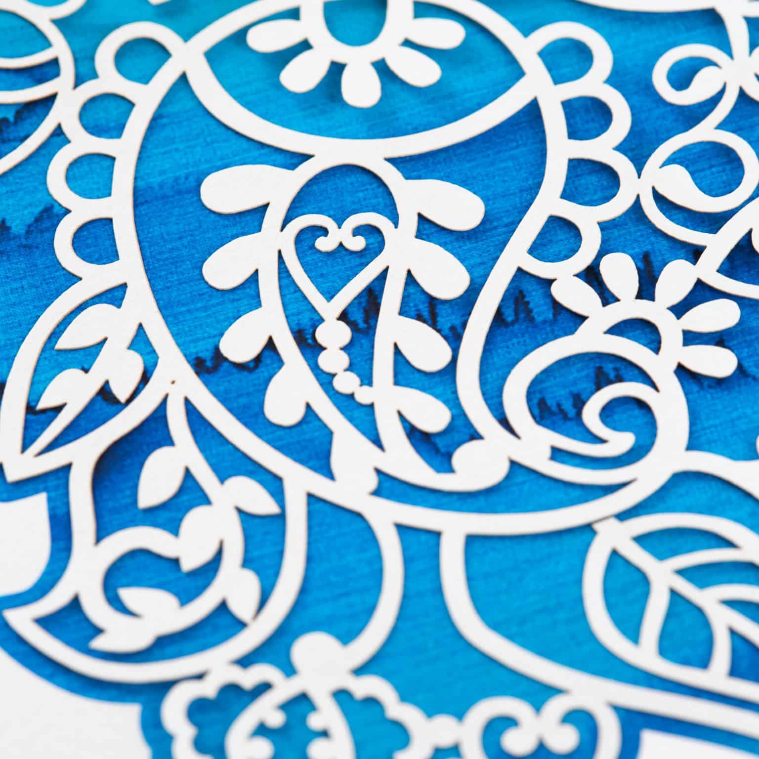 Stunning Henna Princess Papercut Ketubah Toronto by Enya Keshet