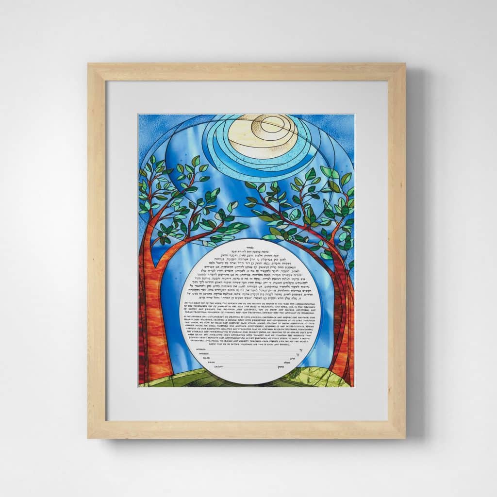 Loving Connections - Layered Ketubah