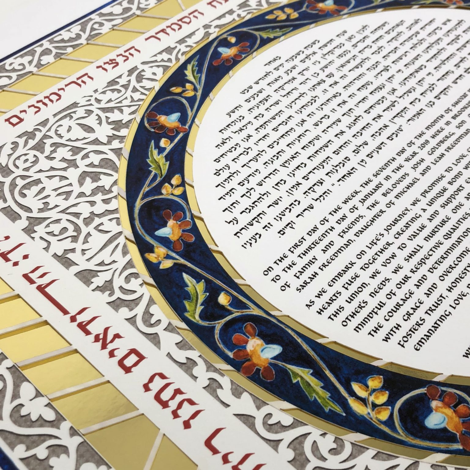 unique-enya-keshet-heirloom-metallic-papercut-multi-ketubah-designs-2-scaled