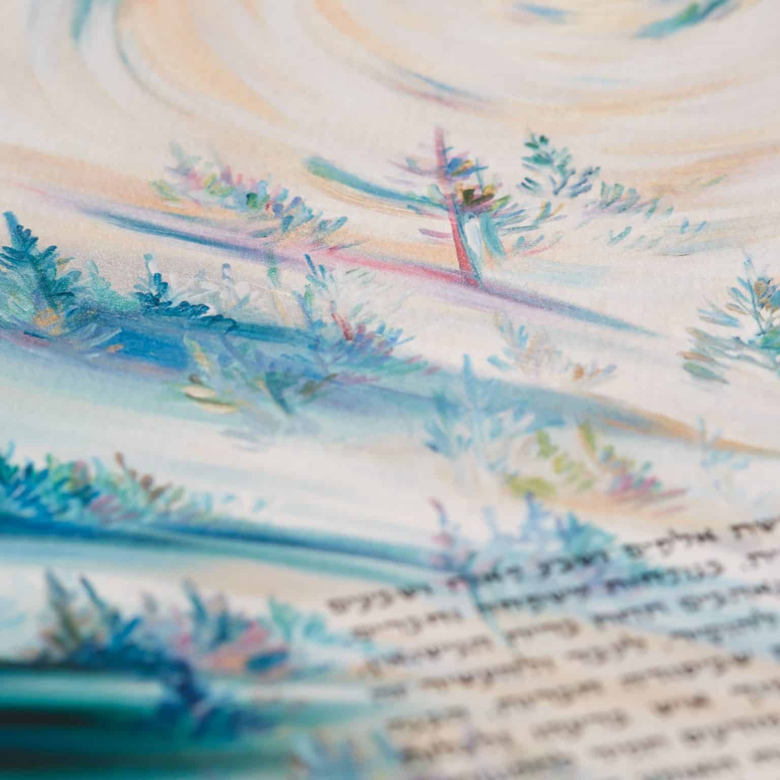 unique-linda-frimer-canvas-the-golden-tree-multi-ketubah-online-3