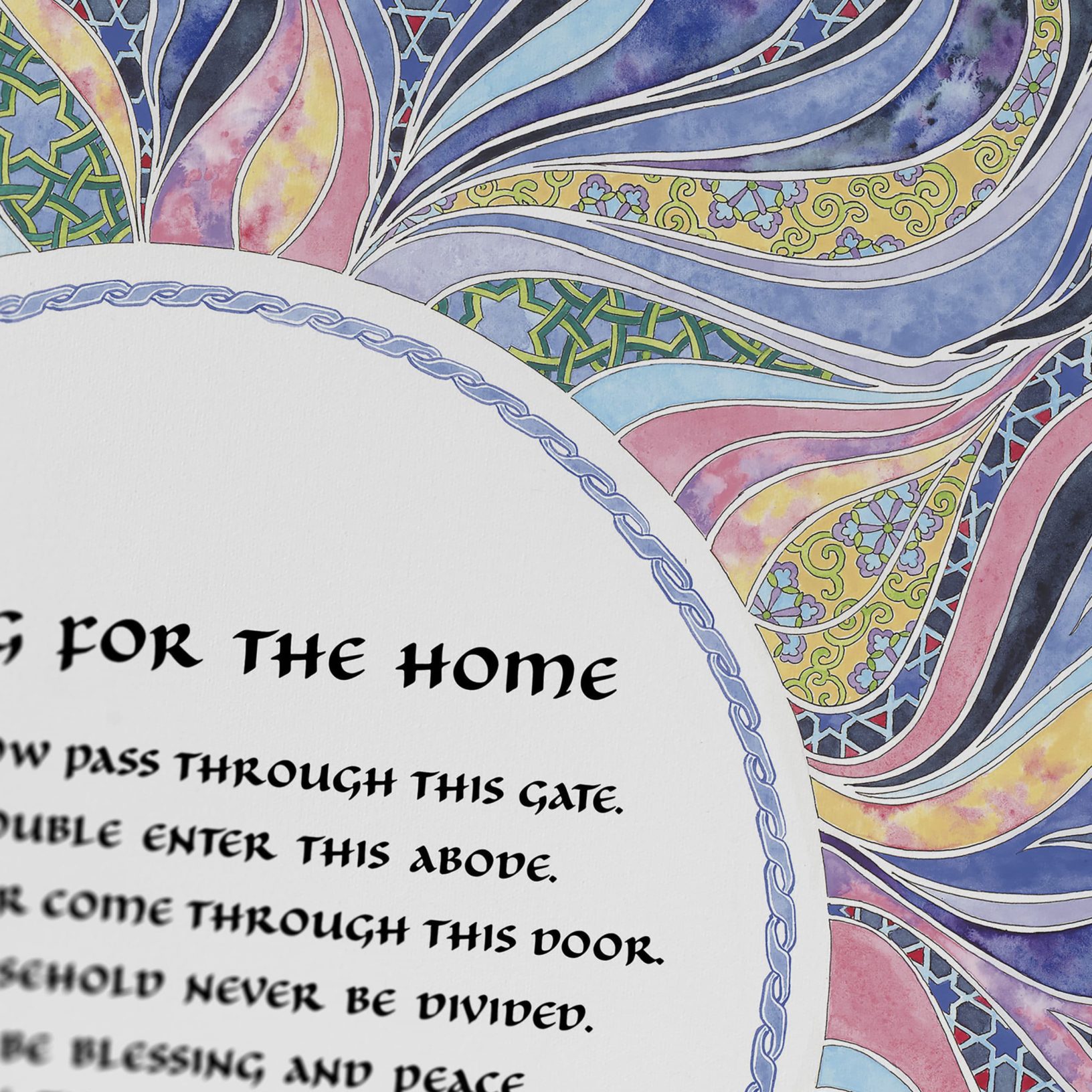 Amy Fagin Giclée Prints Convivencia Invierno Canvas Pastel Home Blessings Designs