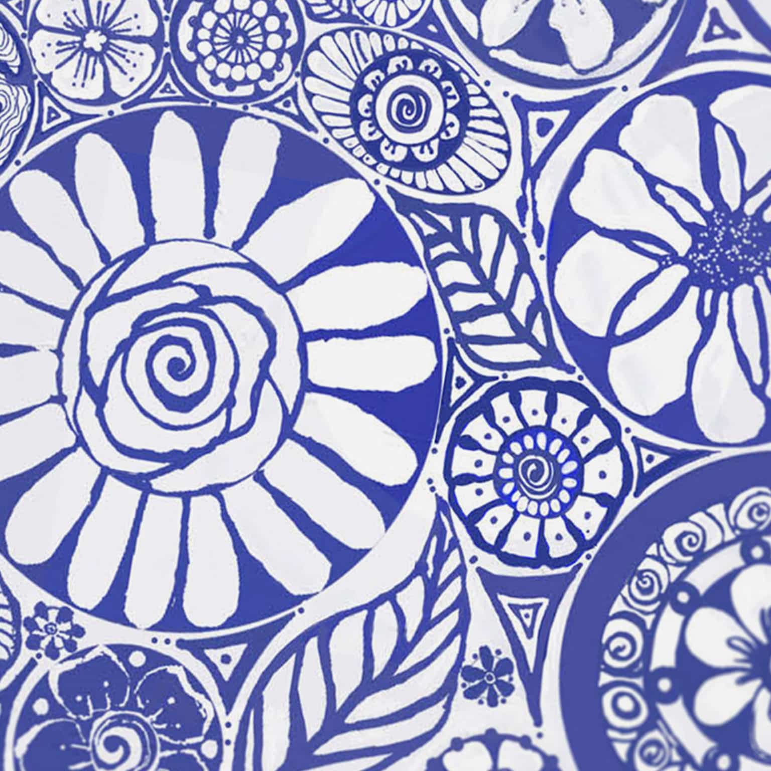 Dafna Jalon Giclee Floral Symphony Purple Ketubah Art